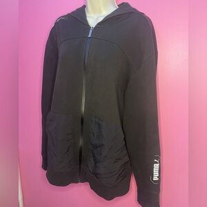 PUMA Way 1 Men’s Full-Zip Hoodie - Black - Size Medium